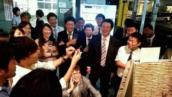 納涼会にて♪